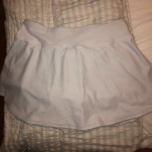 White Pleated Tennis Skirt